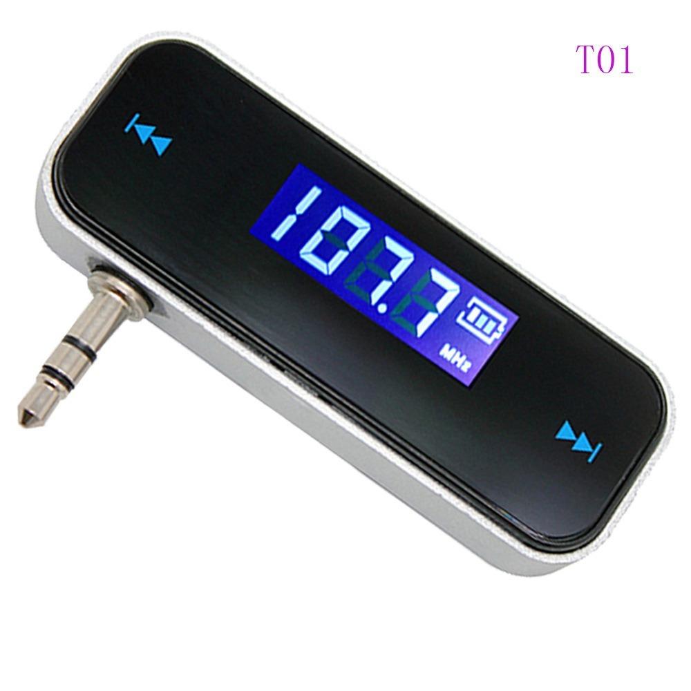 

For iPhone HandsFree Car mp3 Transmitter Music Audio FM Transmitter Wireless In-car Transmitter чёрный