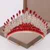 Baroque Bridal Crown Sparkly Rhinestones Headwear Wedding Bride Headwear Wedding Pageant Crown
