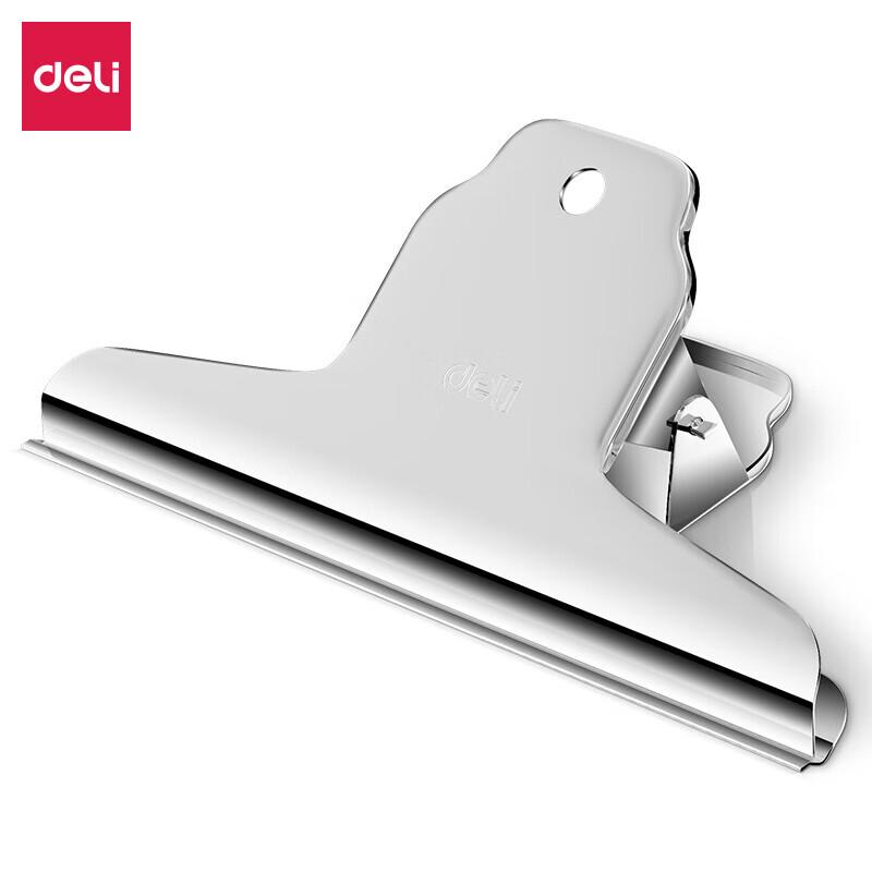 Deli 76mm Metal Binder Clips, 4-Pack