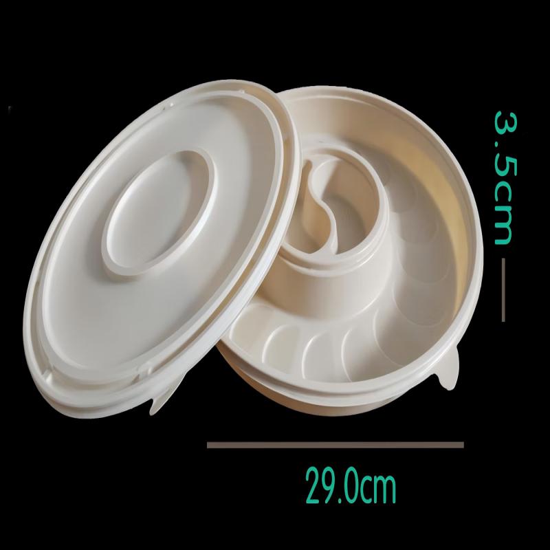 Biologisch abbaubare Take-away-Behälter aus Maisstärke mit Deckeln