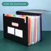 13/25 Pockets Accordian File Folder Expanding File Organizer Filing Box Multicolored Paper/Bill/Receipt/Document Holder Bag A4