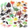 Detailed Static Pvc Insect Model Collection Featuring Frogs Ants Centipedes And Bees