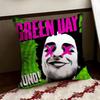 DGreen Day Band Cushion Cover Reversible Soft Durable Pillow Cover Home  Car MultiScene Use for Daily Comfort