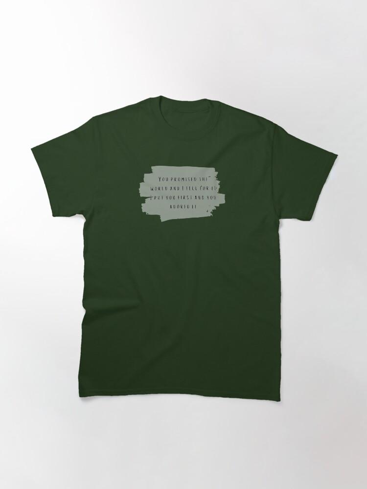 You Promised The World and I Fell For It - Selena Gomez RARE lyrics Classic T-Shirt
