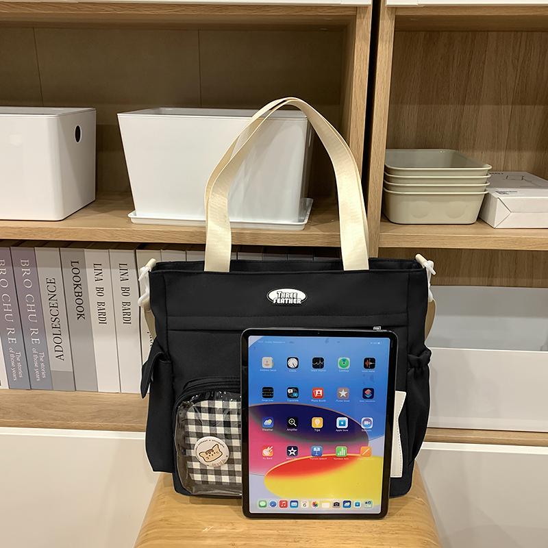 Duża pojemność Damska torba na ramię Studencka torba na zakupy do klasy Torba crossbody