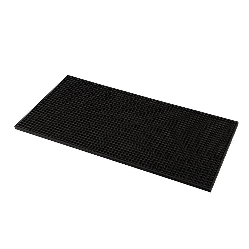 Rubber Bar Mat Anti-slip PVC Cafe Bar Mats Home Cup Mat Waterproof Heat Resistant Durable Kitchen Drain Mat Dish Drying Mats 5