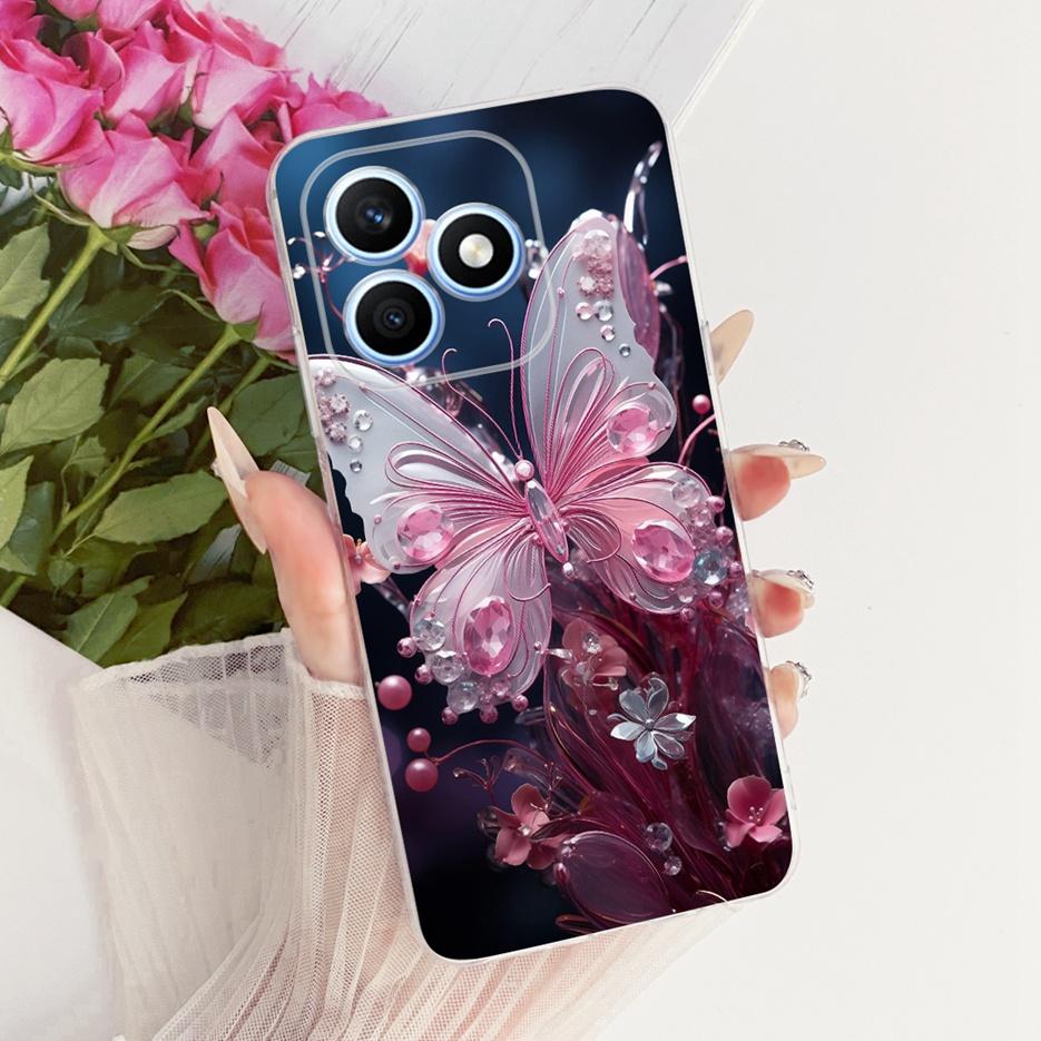 For Honor X8d 4G Case Cool Fashion Painted Cover 6.77'' Soft Silicone Phone Case For Honor X8d X 8d HonorX8d 4G Back Cover Coque