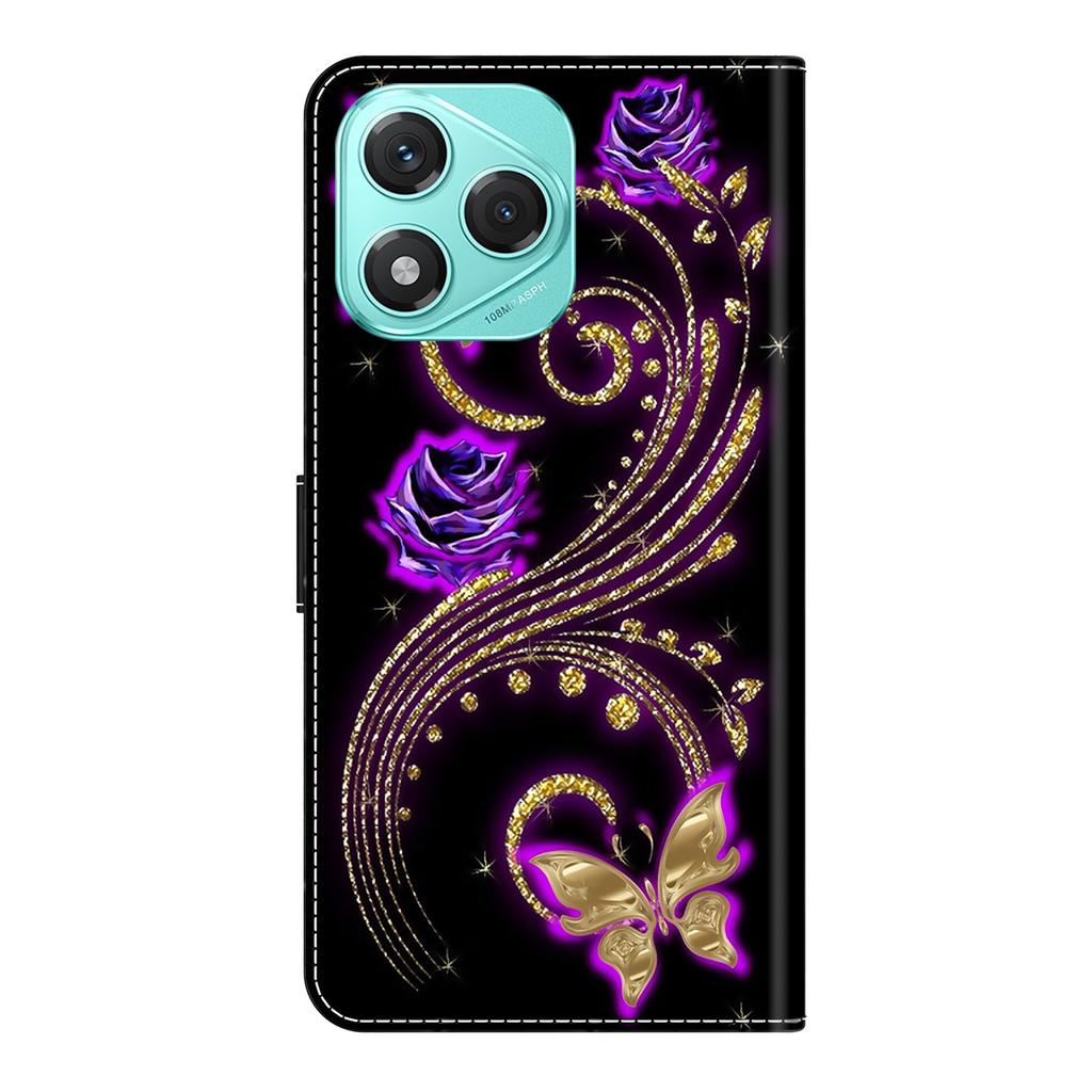 Für Honor 400 Lite 5G Hülle 3D Muster PU Leder Brieftasche Handyhülle mit Ständer