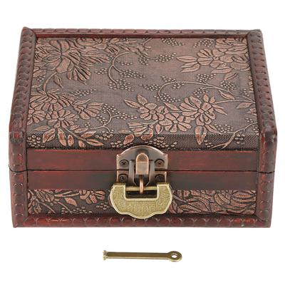 Retro European Style Wooden Jewelry Box Jewellery Storage Case