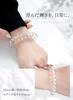 [Kyojudo] Crystal Power Stone Bracelet, Natural Crystal, Natural Stone, April Birthstone, Men's & Women's (12mm, 16)