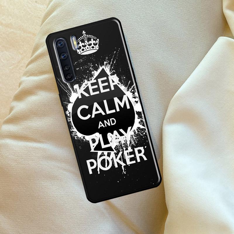 Spades Poker Play Cards Ace Art For OPPO A74 A54 A94 A15 A17 A77 A79 A58 A78 A98 A5 A9 A16 A76 A96 A52 A72 A53S A57S Case