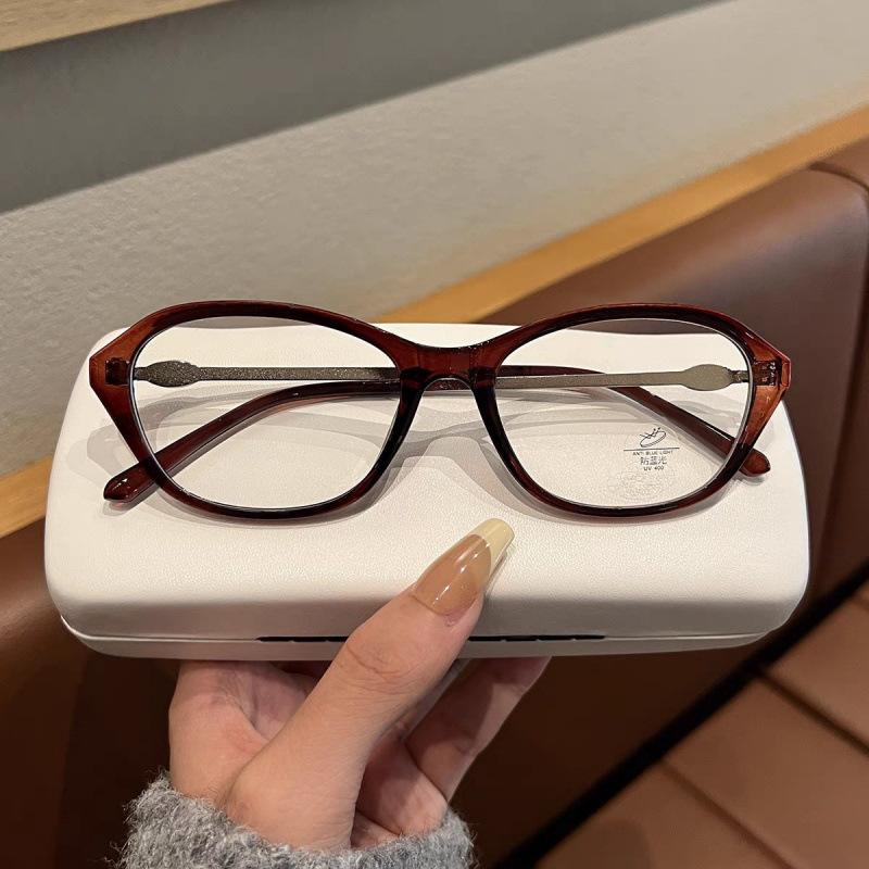 New Internet celebrity glasses fashion anti-blue business elegant men and women show young advanced sense simple reading glasses