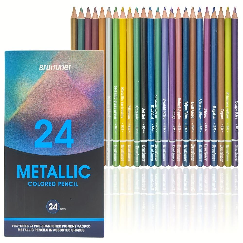 

Набор карандашей 120 цветов на масляной основе и 180 цветов водорастворимых с ручками для комиксов и граффити - Идеальный художественный подарок 2B