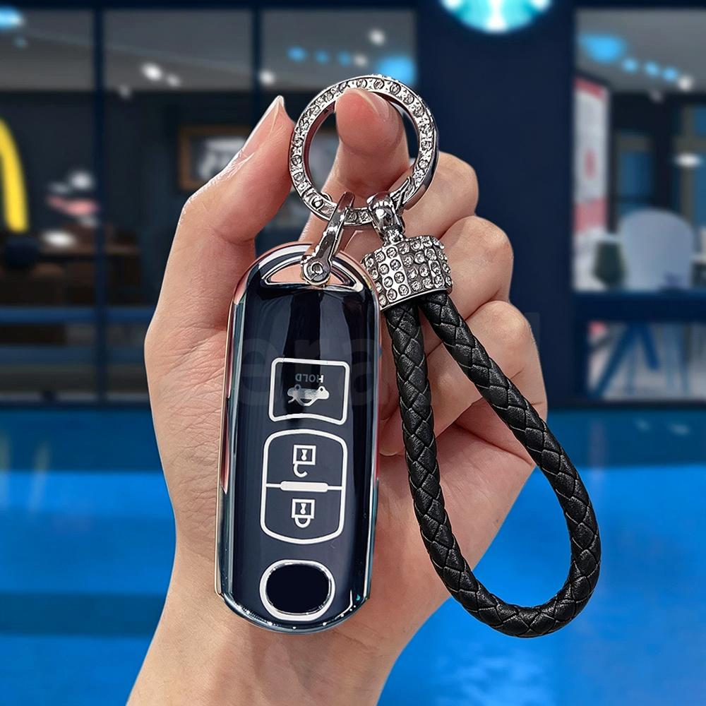 3 Buttons Tpu Shell Fob Auto Car Key Case For Mazda Cx-8 Cx-9 Mx-5 Miata Atenza Axela Demio 2 3 5 6 Cx-3 Cx-4 Cx-5 Cx-7 Artz