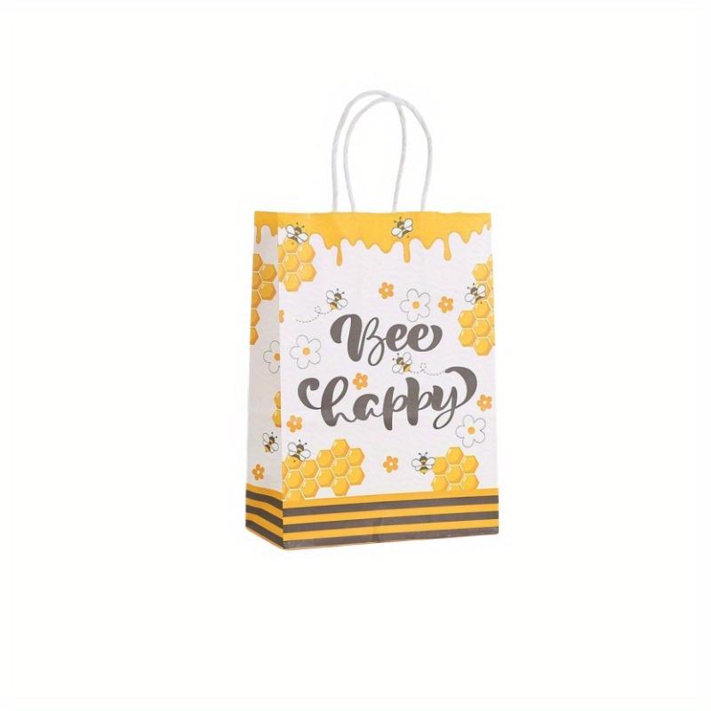 6pcs Paper Gift Bags for Holiday Packaging, Supermarket Shopping Bags, Party Favor Bags