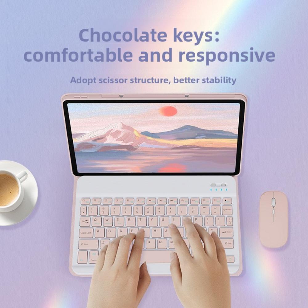 Bluetooth Keyboard Case for Lenovo Xiaoxin Pad Pro 11 11.5 Inch Tablet 10.6 Laptop Protective Cover with Wireless Keyboard