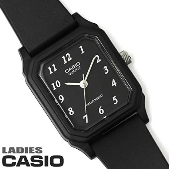 CASIO Standard Quartz Analog 3-Hand Women's Watch LQ-142-1B Black