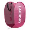 Folding Printed Dirty Laundry Sorting Basket Washing Bathroom Cloth Mesh Storage Bag Frame Bucket Toy Organizers Storage Pouch