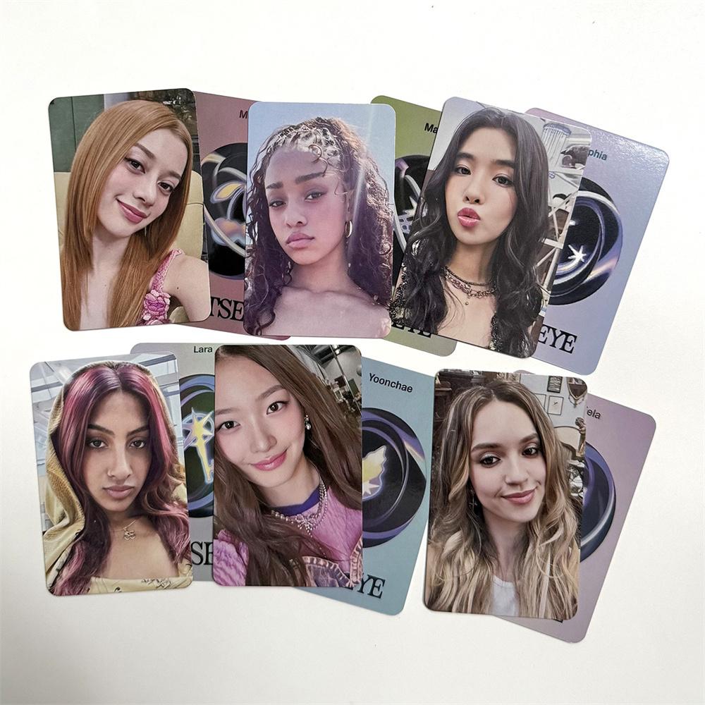 6Pcs/Set KATSEYE New Album SIS Soft Is Strong HD Bright Photocards DANIELA LARA MANON MEGAN SOPHIA YOONCHAE LOMO Cards Fans Gift