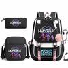 Witch Hunters Kpopdemonhunters Student School Bag Shoulder Bag Pencil Bag Three-Piece Backpack