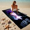 Custom Name Wego Shy Stylish Digital Printing Beach Towel Quick‑Drying Absorbent Blanket for Beach Pool Gym Travel