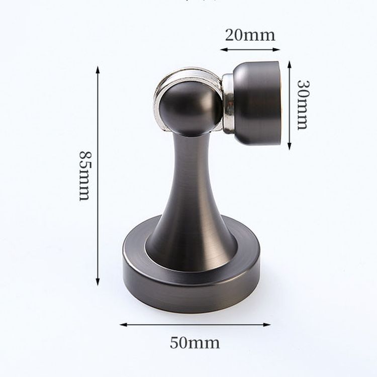 Luxury Cylindrical Brass Magnetic Door Holder Stopper Bedroom Brass Magnetic Suction Anti-Collision Door Stopper