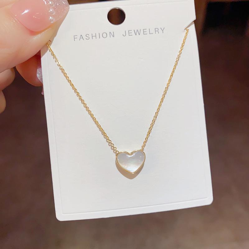 Light Luxury Niche Versatile Love Necklace золотой