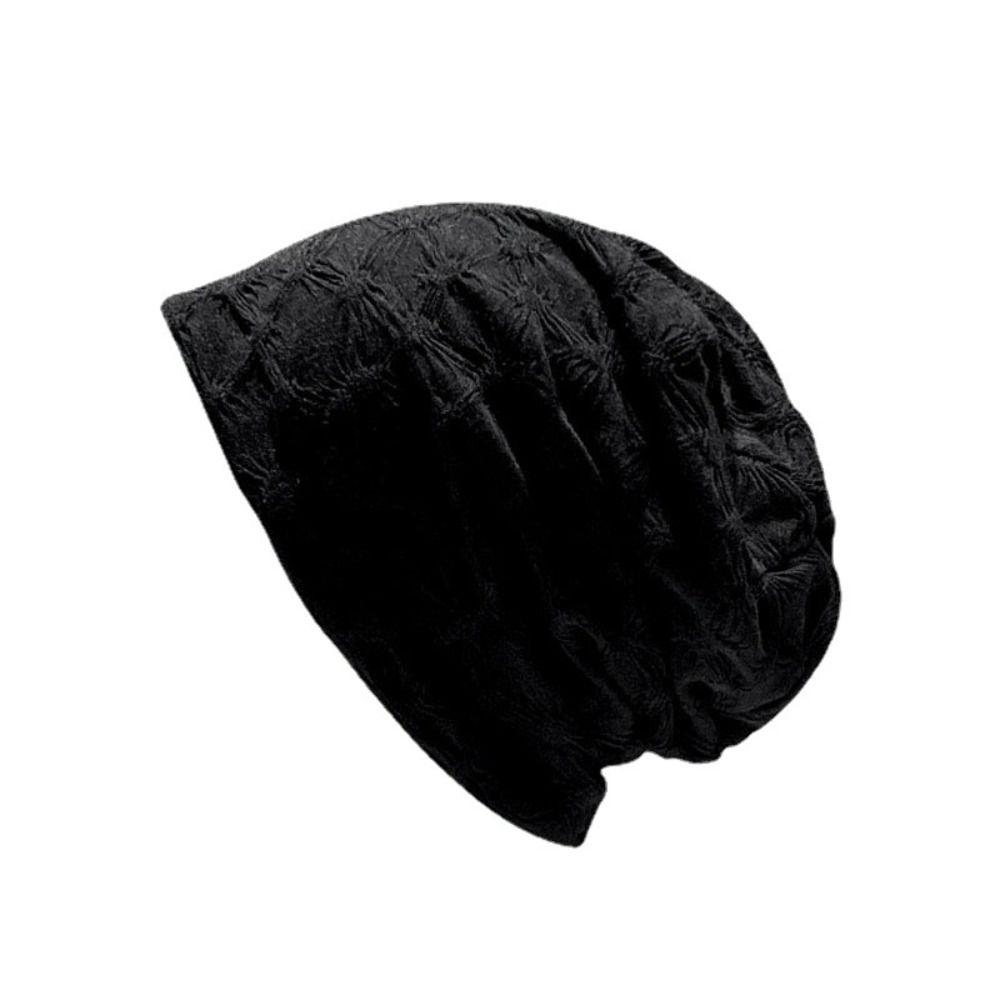 Slouchy Hat Night Sleep Cap Hair Care Hijab Turban Cap Big Head Beanie Hat  Spring Autumn