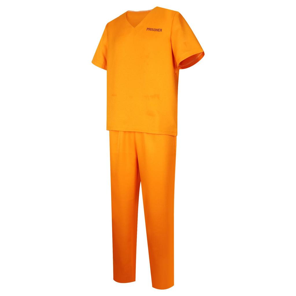 Orange Prison Inmate Halloween Costume - Adult & Child Role Play Outfit