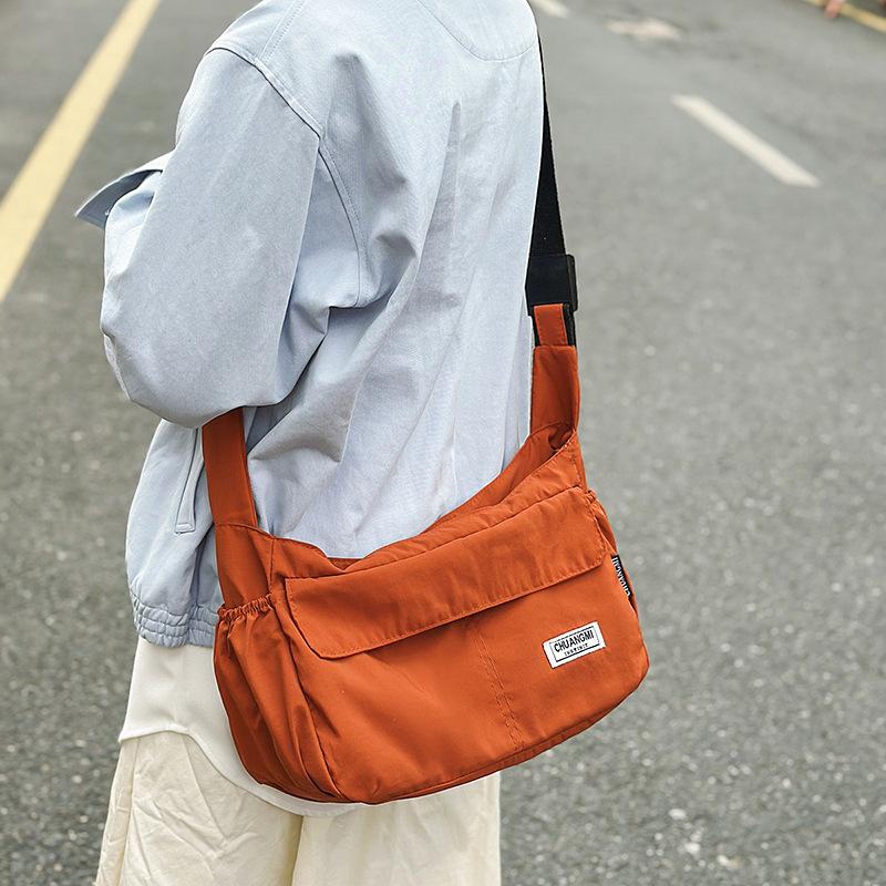 Новая модная брендовая сумка-мессенджер для инструмента, с маркировкой локомотива, большая вместимость, модная, крутая, простая сумка-мессенджер оранжевый