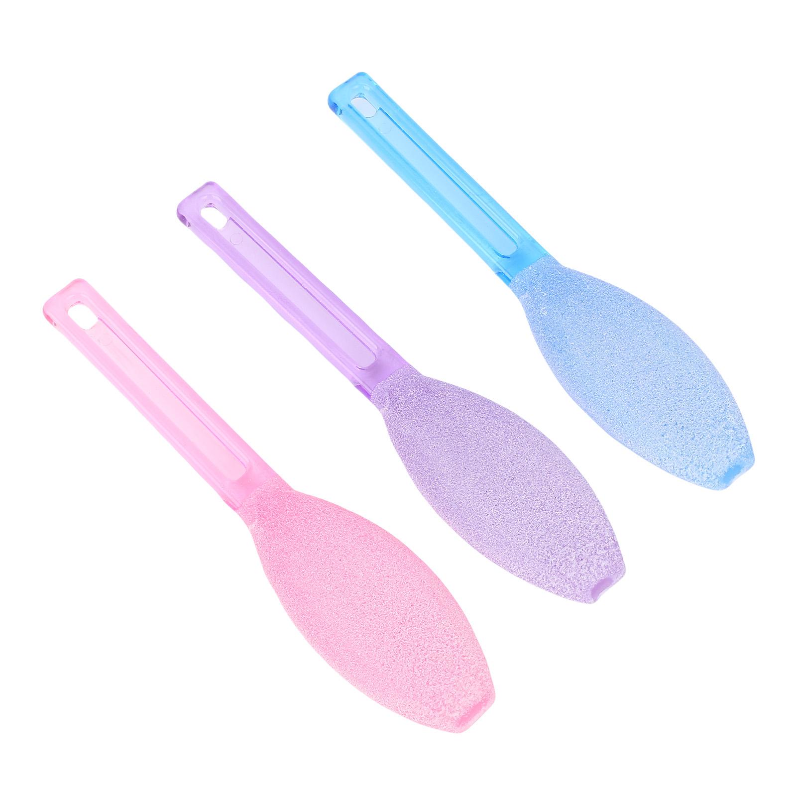 

3 шт. Скребки для ног Педикюрный инструмент Эргономичная многофункциональная пилка для пяток и ступней Инструмент для маникюра