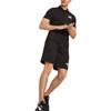 Puma Polo z krótkim rękawem z nadrukiem logo Męskie topy Czarny 677139-01