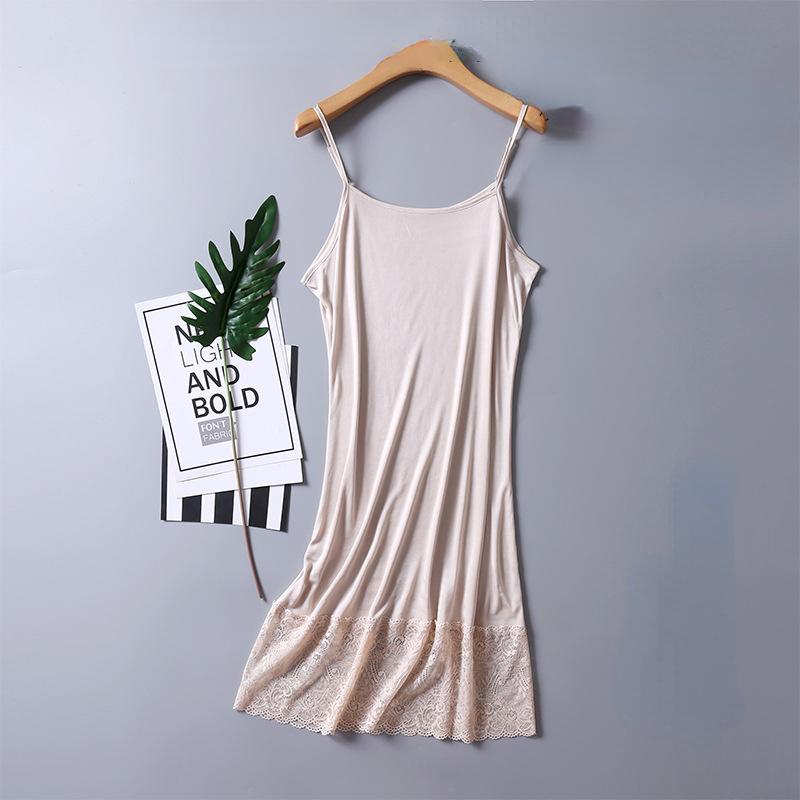 

Подтяжки, шелковое кружевное платье-комбинация, нижнее платье, ночная рубашка, без рукавов, с круглым вырезом, весна, корейская, классическая, базовая, элегантная, трендовая XL золотой