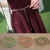 Waist Belt Beads Decoration Adjustable Faux Pearl Dress Waist Belt for Women