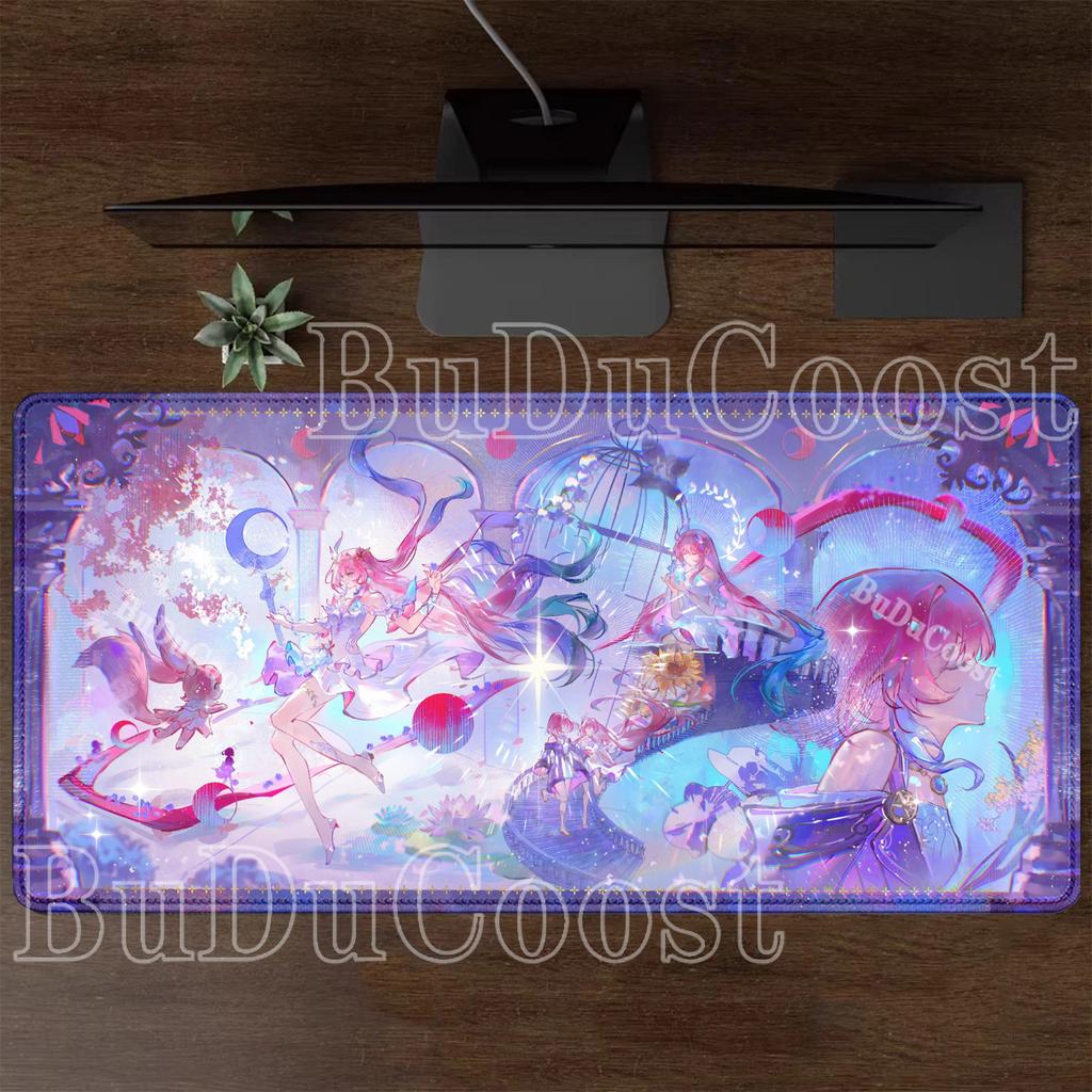 Cyrene Honkai Star Rail HSR Mousepad Anime Girl HD Printing Keyboard Mouse Pad Gaming 900x400mm Office Accessories XXL Desk Mat