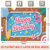 Party Backdrop Happy Birthday Birthday Photo Booth Background Front Door Decor