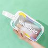 Large Capacity Waterproof PVC Travel Toiletry Bag - Transparent Cosmetic Storage Bag