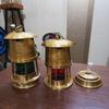 Set di 2 Lampada Nautica in Ottone 15,24 Cm Lanterna a Olio Marittima Lampada Oblò per Nave Decorazione da Marinaio