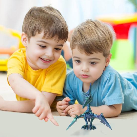 3D Printed Pterosaur Dino Skeleton with Articulated Joints Dinosaur Fidget