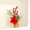 Christmas Decorations, Desktop Christmas Tree, Artificial Christmas Tree, Potted Plant Bouquet, Small Artificial Tree Desktop Ornament.