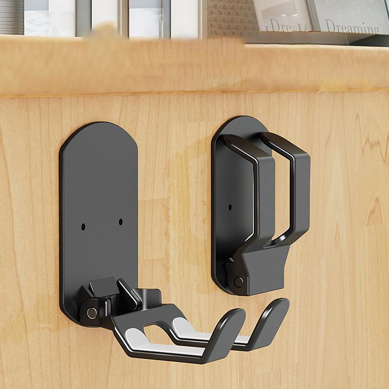 Adhesive Headphone Hanger Universal Headphone Stand Under Desk Headset Hook Storage Rack Holder Support