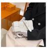 2025 New Fashion PU Woven Pillow Bag - Small Square Crossbody, Waist, and Chest Bag for Women