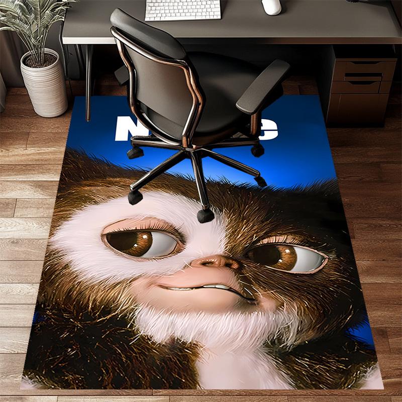 Custom Gremlin Mat Personalized Name, Polyester Washable Indoor Entryway Rug, Gift for Christmas, Easter, Thanksgiving Day