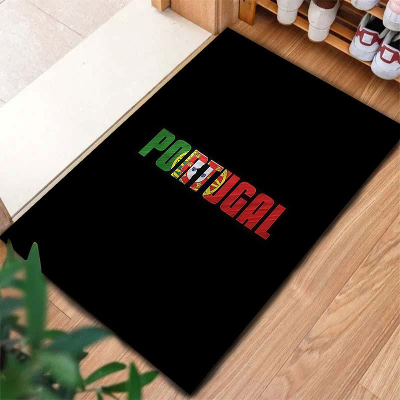 Portugal National Football Team Carpet Rug for Living Room Bedroom Home Sofa Decoration,Kids play Non-slip Floor Mat