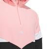 Golf Hoodie Twisted Weave Archive Design Side Zip Half Zip Long Sleeve Hoodie Semi Pink [Adidas Golf] Men's Spark/Black