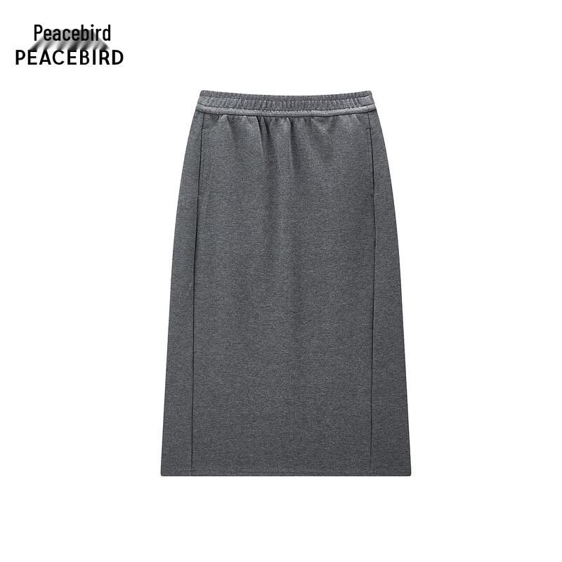 Peacebird Pleated Knit Midi Skirt A1FCE4264 S
