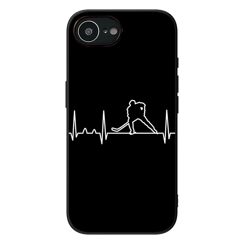 Cover for Samsung Galaxy A36 A17 A26 A07 A35 A54 A53 A13 A33 A34 S8 S9 S20 S21 FE S10 Plus Phone Case Ice Hockey