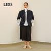 Loose Straight Midi Skirt