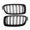 For BMW 3 Series F30 F31 F35 2012-2018 Double Slat Style Black Grille Front Kidney Mesh Racing Grill Car Replacement Part