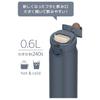 Thermos Vacuum Insulated Stainless Bottle 600ml Mineral Gray JNL-S600 MLGY
